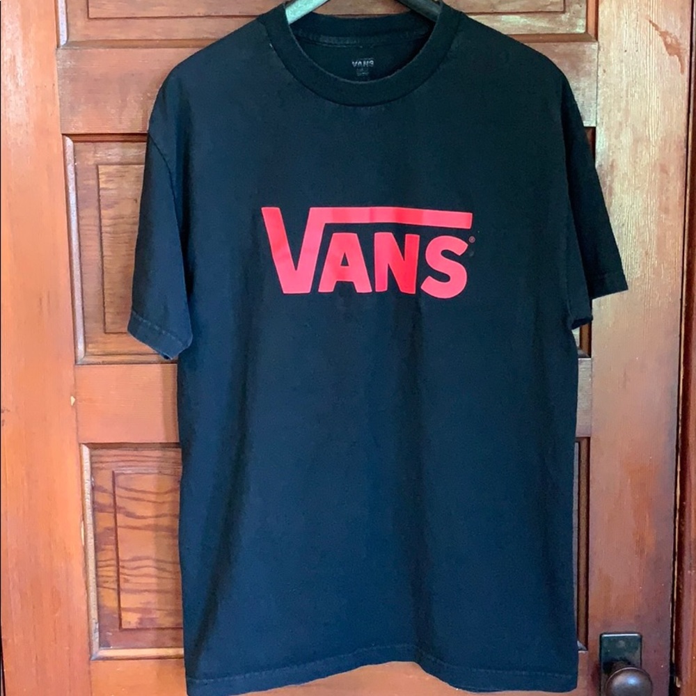 Vans logo tee size large